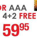 Duracell Plus Power Batteries AAA 4+2 Free