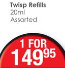 Twisp Refills Assorted-20ml