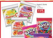 Super C Gums Assorted-125g Each