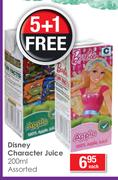 Disney Character Juice Assorted-200ml