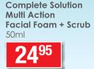 Pond's Complete Solution Multi Action Facial Foam+ Scrub-50ml