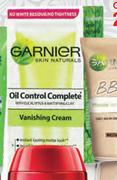 Garnier Oil Control Cleanser 100ml Or Oil Control Moisturiser 40ml-Each