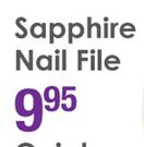Sapphire Nail File