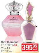 That Moment EDP 30ml Or You & I EDT 30ml-Each