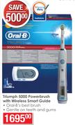 Oral-B Triumph 5000 Powerbrush With Wireless Smart Guide
