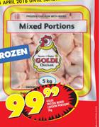 Goldi Frozen Mixed Chicken Portions-5kg