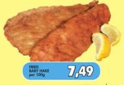 Fried Baby Hake-Per 100g