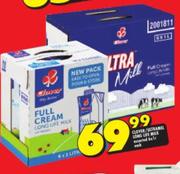 Clover/Ultramel Long Life Milk Assorted-6x1Ltr Each