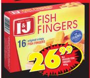 I & J Frozen Fish Fingers-400g