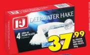 I & J Frozen Deep Water Hake Fillets-400g 