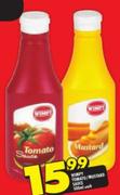 Wimpy Tomato/Mustard Sauce-500ml Each