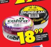 Cobra/Sunbeam Vloeapoutoer-350ml Elk