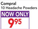 Compral 10 Headache Powders