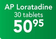 AP Loratadine 30 Tablets