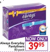 Always Everyday Pantyliners-80's Pack