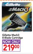 Gilette Mach3 8-Blade Cartridge