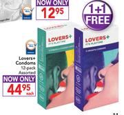 Lovers+ Condoms Assorted-12 Pack 