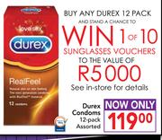 Durex Condoms Assorted-12 Pack