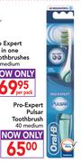Oral-B Pro Expert Pulsar Toothbrush 40 Medium