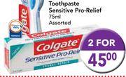 Colgate Toothpaste Sensitive Pro-Relief Assorted-2x75ml