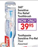 Colgate 360 Degree Sensitive Pro Relief Toothbrush