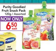 Purity Goodies! Fruit Snack Pack Assorted-120g Each