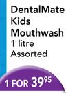 DentalMate Kids Mouthwash Assorted-1x1L