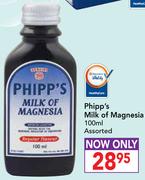Phipp's Milk Of Magnesia Assorted-100ml