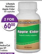 Lifestyle Nutrition Apple Cider-2 x 60 Capsules