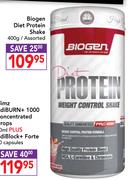 Biogen Diet Protein Shake Assorted-400g
