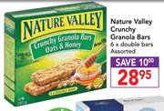 Nature Valley Crunchy Granola Bars 6 x Double Bars Assorted