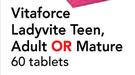 Vitaforce Ladyvite Teen, Adult Or Mature-3x60 Tablets pack