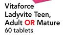 Vitaforce Ladyvite Teen, Adult Or Mature-60 Tablets pack