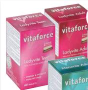 Vitaforce Ladyvite Teen, Adult Or Mature-60 Tablets pack