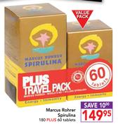 Marcus Rohrer Spirulina 180 Plus 60 Tablets