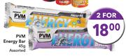 PVM Energy Bar Assorted-2x45g