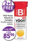 Vital Voost Vitamin B Complex 10 Effervescent Tablets-1 Pack