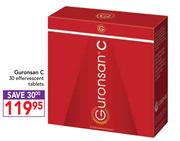 Guronsan C 30 Effervescent Tablets
