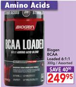 Biogen BCAA Loaded 6:1:1 Assorted-300g