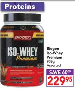 Biogen Iso-Whey Premium Assorted-908g