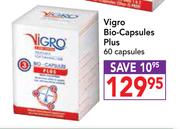 Vigro Bio-Capsules Plus 60 Capsules