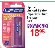 Lip Ice Limited Edition Paparazzi Plum Bronzer-4.5g