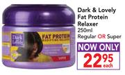 Dark & Lovely Fat Protein Relaxer Regular Or Super-250ml Each