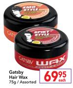 Gatsby Hair Wax Assorted-75g Each