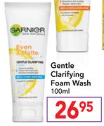 Garnier Gentle Clarifying Foam Wash-100ml