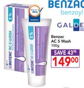 Benzac AC 5 Wash-100g