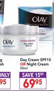 Olay Day Cream SPF15 Or Night Cream-50ml