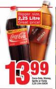 Coca-Cola, Stoney, Sprite Or Fanta-2.25Ltr Each