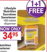 Lifestyle Nutrition Sucralose Sweetener-100 Tablet Dispenser