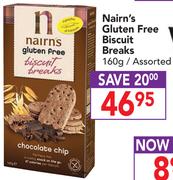 Nairn's Gluten Free Biscuit Breaks Assorted-160g